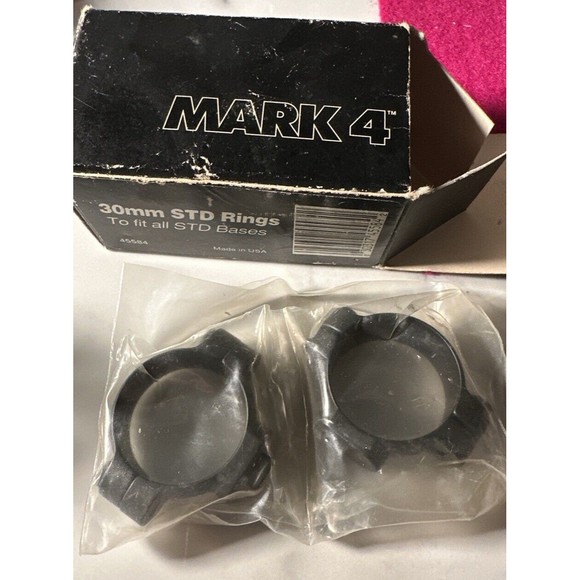 Vintage Leupold Mark 4 30MM STD Rings NOS # 45584 Scope Mounts Medium M Profile - Picture 5 of 5